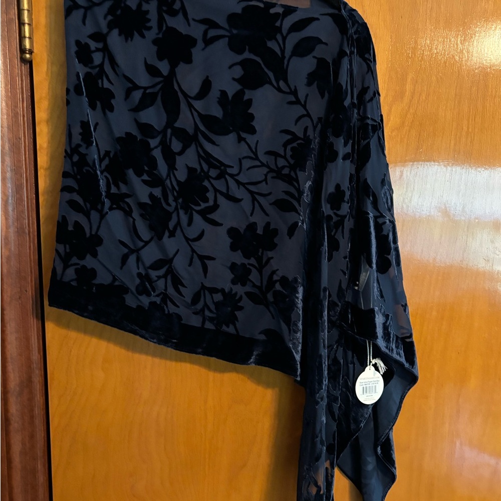 Spartina 449 Sheer Velvet Topper in Slate Blue; New with Tags; One Size